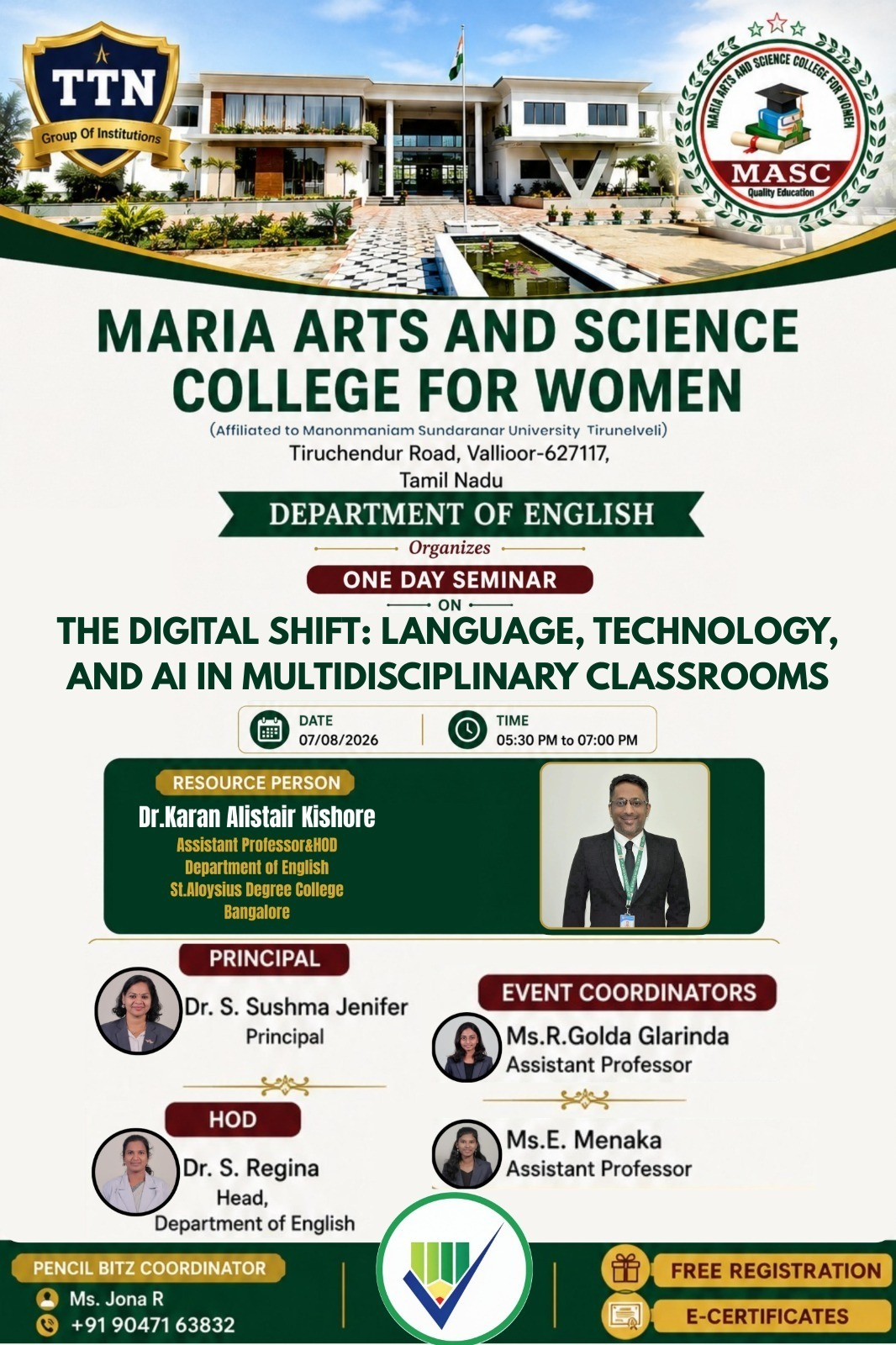 College Event Brochure
